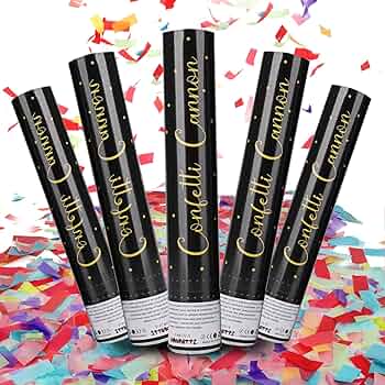 ✨「KARA バレンタインパーティー 2015」 フォトBIGタオル（ギュリ ） Amazon.com: 5 Pack Confetti Cannon Biodegradable, 12 Inch